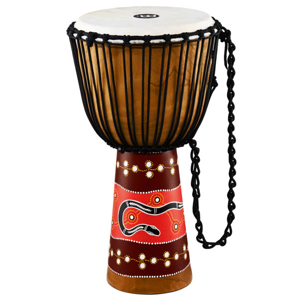 Meinl Headliner Series Rope Tuned 13 Inch Djembe, Python