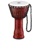 Meinl Travel Series 10 Inch Djembe Synthetic Head, Pharaoh's Script