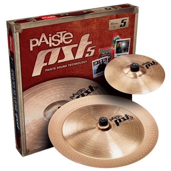 Paiste PST 5 N Effects 10/18 Cymbal Pack