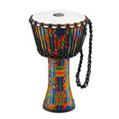 Meinl Travel Series 8" Rope Tuning Djembe, Kenyan Quilt