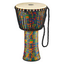 Meinl Travel Series 14 Inch Djembe Goat Head, Kenyan Quilt