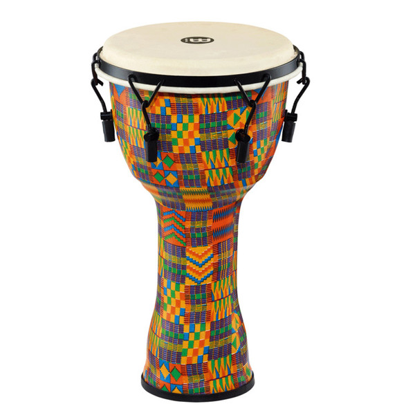 Meinl Travel Series 10 Inch Djembe Goat Head, Kenyan Quilt