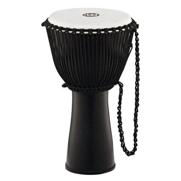 Meinl Journey Series 12 Inch Fibreglass Djembe Synthetic Head, Black