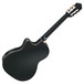 Ortega RCE141BK Electro Classical Guitar, Solid Cedar, Gloss Black - bck