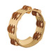 Meinl Artisan Edition Compact 8 Inch Tambourine 3 Rows Bronze Jingles