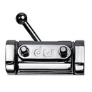 DW Three Position Butt Plate, Chrome