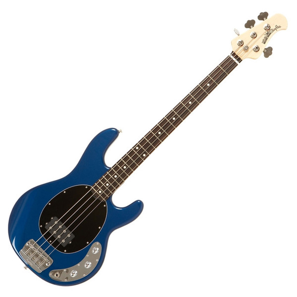 Music Man StingRay 2EQ Bass Guitar, RW, Blue Pearl with Gigbag