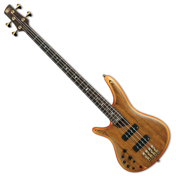 Ibanez SR1200L Left Handed Bass Guitar, Vintage Natural Flat