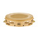 Meinl Headed Artisan Edition Tambourine, 2 Rows Brass Jingles, Maple