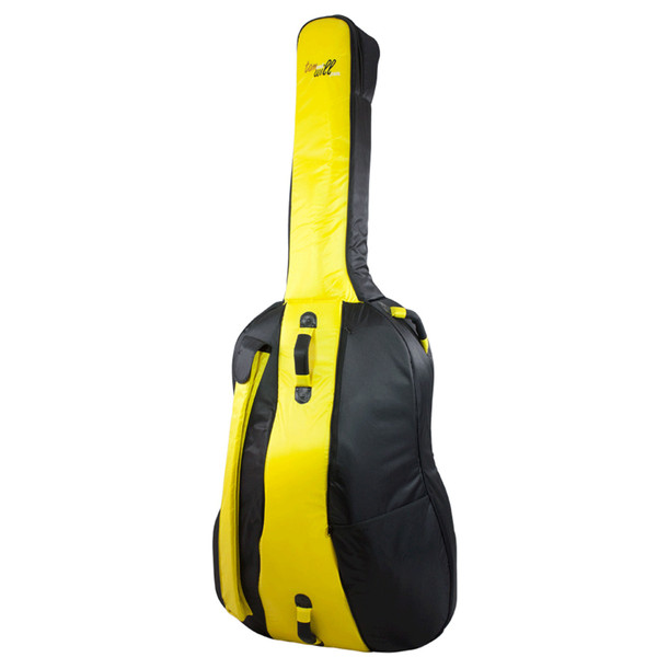 Tom and Will 3/4 Double Bass Gig Bag, Black and Yellow