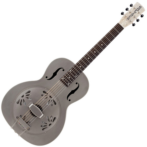 Gretsch G9201 Honey Dipper Metal Resonator Guitar, V Neck