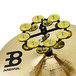 Meinl Headliner Series Hi-Hat Tambourine, 2 Row Brass Jingles