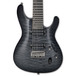 Ibanez S7521QM 7-String Electric Guitar, Transparent Gray Burst