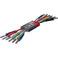 Stagg 60cm/2ft Stereo 1/4'' Jack to Stereo 1/4'' Jack Cables, 6 Pack