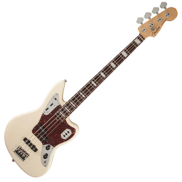 DISC-Fender American Standard Jaguar Bass, RW, Olympic White