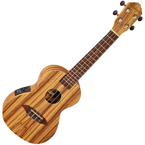 Ortega Friends Series Concert Ukulele, Zebrawood, Active Preamp/Tuner