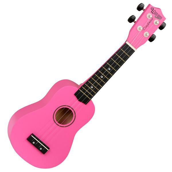 Tanglewood TU6 Soprano Ukulele Pack, Hot Pink