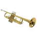 Student Trumpet by Gear4music, Gold - full