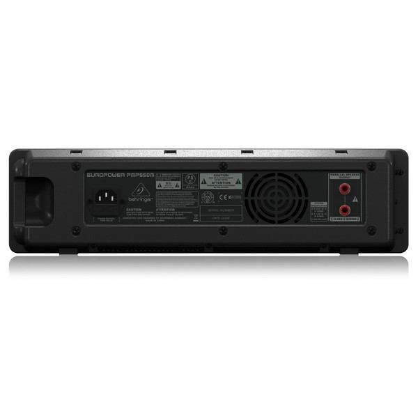 Behringer PMP550M Mixer Amplifier, Rear view