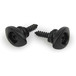 Planet Waves elliptische Ende Pins, schwarz