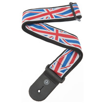 D'Addario 50A11 Woven Guitar Strap, Union Jack