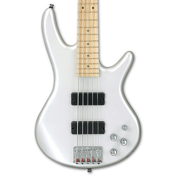 DISC Ibanez GSR205B Gio 5-String Bass Guitar, Pearl White + Gig
