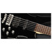 Warwick Rockbass Vampyre 5-String Active, Black HP, Chrome Hardware (Close Up)