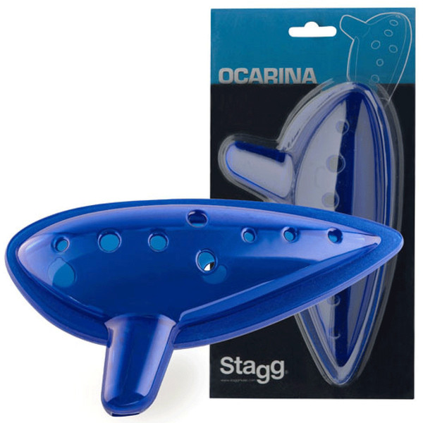 Stagg Plastic Ocarina, Blue