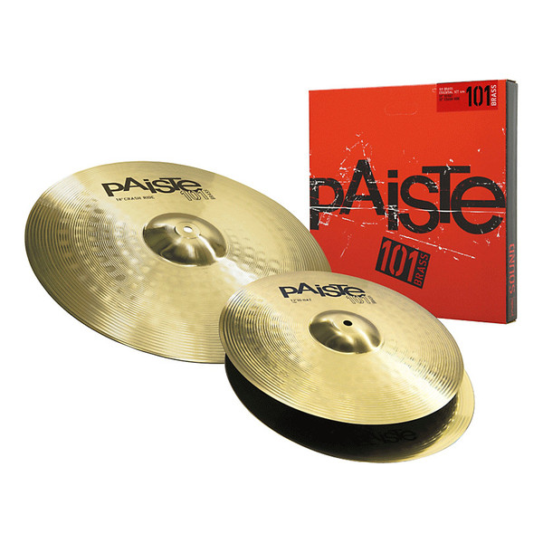 Paiste 101 Brass 13/18 Essential Cymbal Set