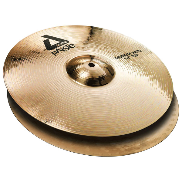 Paiste Alpha 14'' Medium Hi-Hat Cymbals, Brilliant Finish