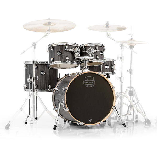 Mapex Mars 20'' Fusion 5 Piece Shell Pack, Smokewood