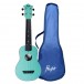 Flight TUS-35 Travel Soprano Ukulele, Light Blue gigbag