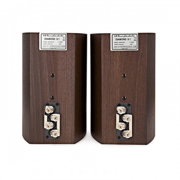 Wharfedale Diamond 9.1 Bookshelf Speaker Back View