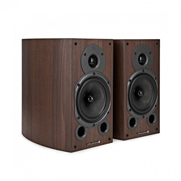 Wharfedale Diamond 9.1 Bookshelf Speakers (Pair), Walnut Side View