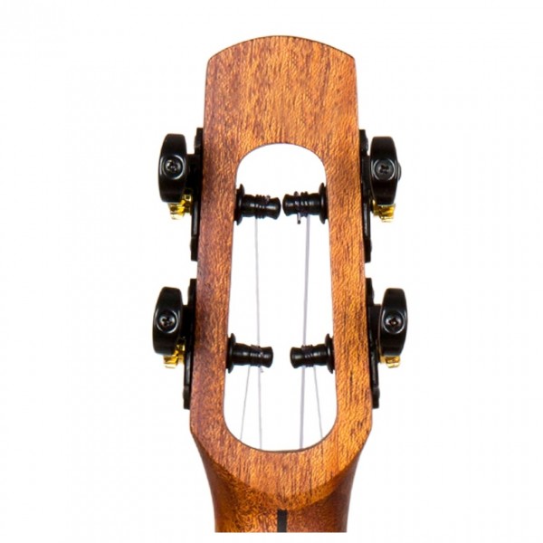 Flight Spirit All Solid Concert Ukulele - Headstock Back
