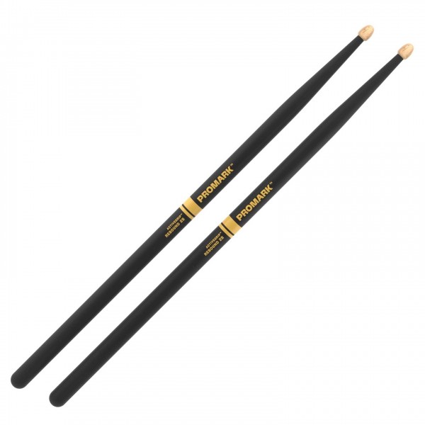 Promark Rebound 2B ActiveGrip Hickory Drumsticks, Acorn Wood Tip