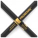 Promark Rebound 2B ActiveGrip Hickory Drumsticks, Acorn Wood Tip - Detail