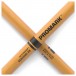 Promark Rebound 2B ActiveGrip Clear Drumsticks, Acorn Wood Tip - Detail