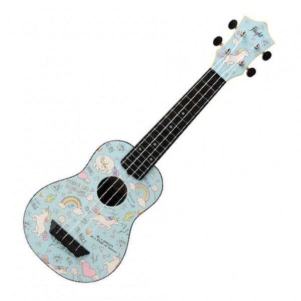 Flight TUS-40 Travel Soprano Ukulele, Unicorn