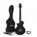 3/4 New Jersey II Left Handed Electric Guitar by Gear4music, Black