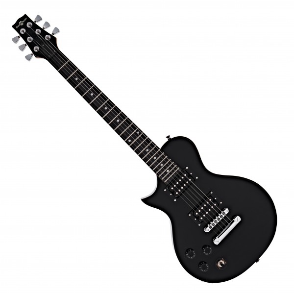 3/4 New Jersey II Left Handed Electric Guitar by Gear4music, Black