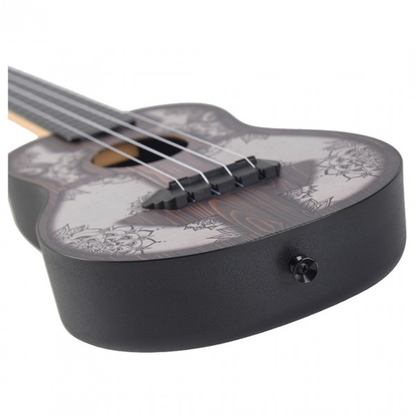 Flight TUC-40 Travel Concert Ukulele, Mandala Wood - Bottom