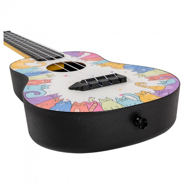 Flight TUC-40 Travel Concert Ukulele, Kitty - Bottom