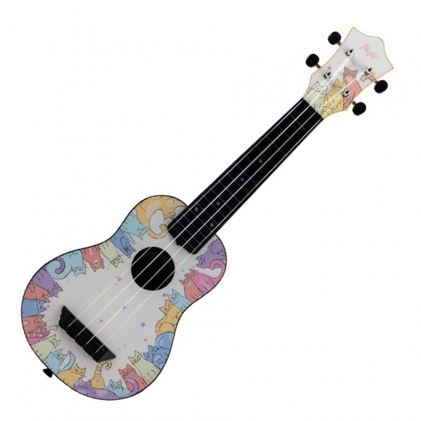 Flight TUS-40 Travel Soprano Ukulele, Kitty