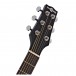 3/4 Single Cutaway Electro Acoustic Guitar by Gear4music, Black