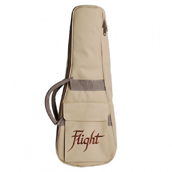 Flight DUT34 Tenor Electro Ukulele, Mahogany bag