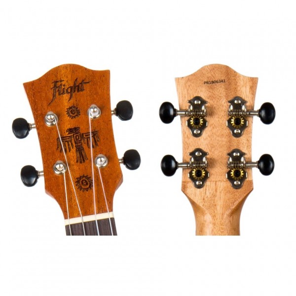 Flight DUB38 Baritone Electro Ukulele, Mahogany headstock