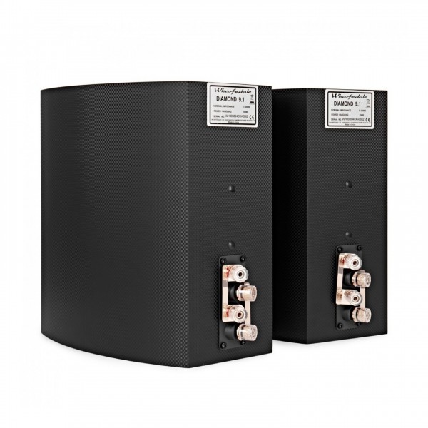 Wharfedale Diamond 9.1 Bookshelf Speakers (Pair) Back View 3
