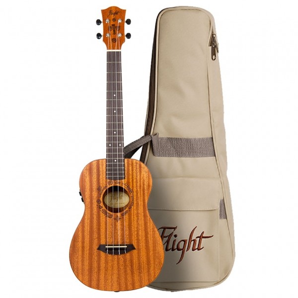 Flight DUB38 Baritone Electro Ukulele, SoundWave 2 