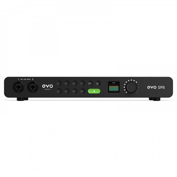 EVO By Audient SP8 - 8 Channel Smart Preamp with AD/DA - Front